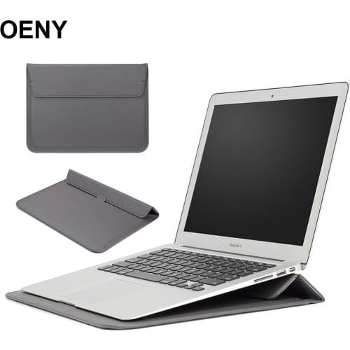 PU Leather Laptop Sleeve Bag For Macbook Air 13 Pro 15 Laptop Sleeve Case For Huawei Matebook Magicbook HP Asus Cover
