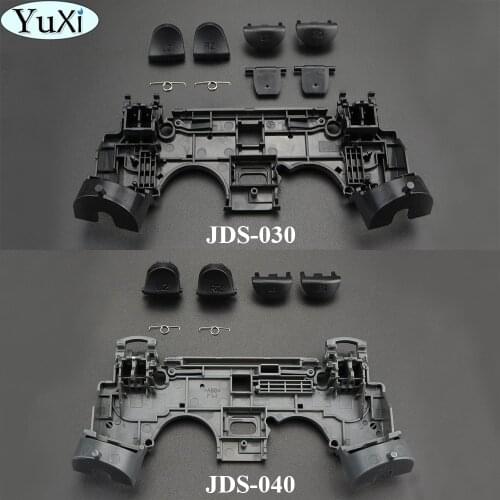 YuXi R1 L1 Key Holder Support Inner Internal Frame Stand+ L2 R2 Trigger Buttons Springs For PS4 Pro JDM JDS 040 030 Controller