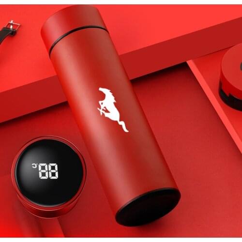 For Ford Mustang GT SHELBY Car Stainless Steel Coffee Accessories Steel Display Water Bottle Travel Tea Sport Insulation Cup