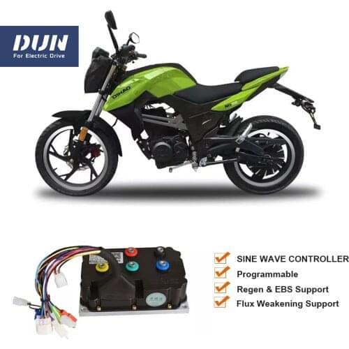 Electric Motorcycle Controller 330A 72V 6000W-8000W BLDC Programmable Fardriver ND72530 For PMSM Motor