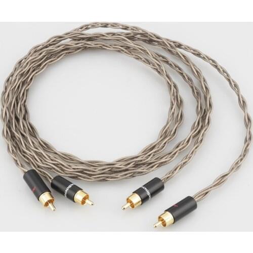 HI-End Odin Silver Plated Signal Line RCA cable, RCA to RCA Audio cable