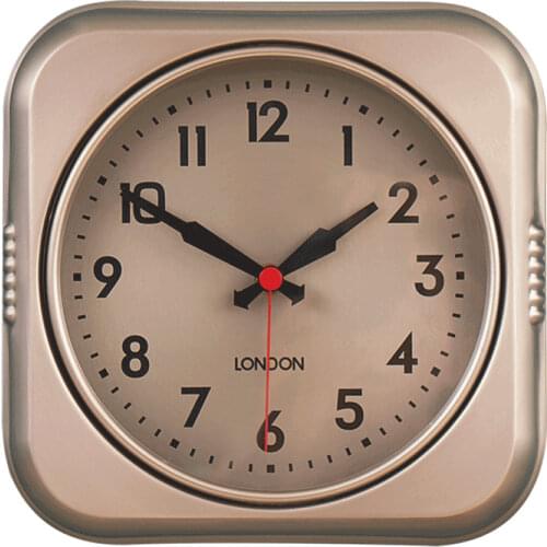 Square Nordic Digital Wall Clock Creative American Wall Clocks Home Decor Quartz Kitchen Clock Mechanism Vintage Living Room