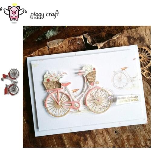 Piggy Craft metal cutting dies cut die mold New Bicycle decoration Scrapbook paper craft knife mould blade punch stencils dies