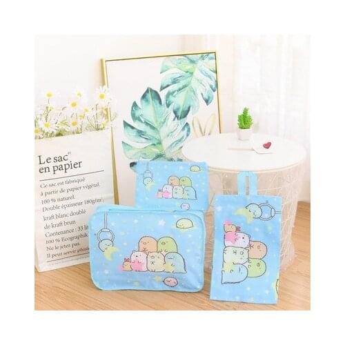 IVYYE Sumikko Gurashi Anpanman Fashion Anime Portable Travel Bag Reusable Tote Luggage Storage Bags NEW