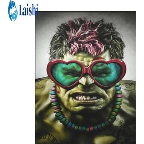 Diamond Embroidery Green giant full drill round Cross Stitch Diamond Painting Kits Mosaic Sale Rhinestones Art Handwork Gift