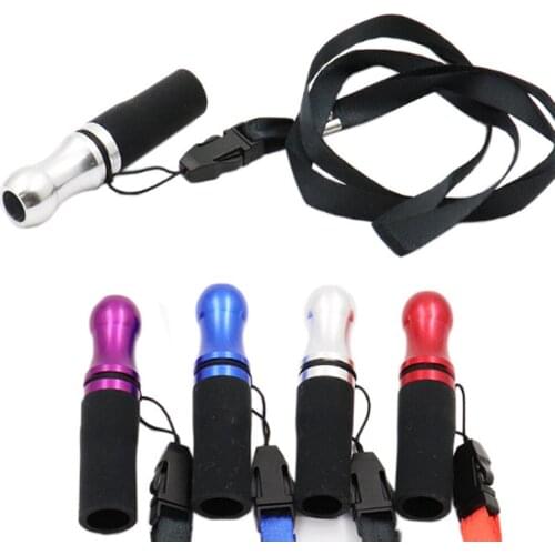 1Pcs Hookah Mouthpiece Stainless Steel With Hang Rope Strap Mouth Tips Shisha Chicha Cigarette Accessories Narguile Tobacco Pipe