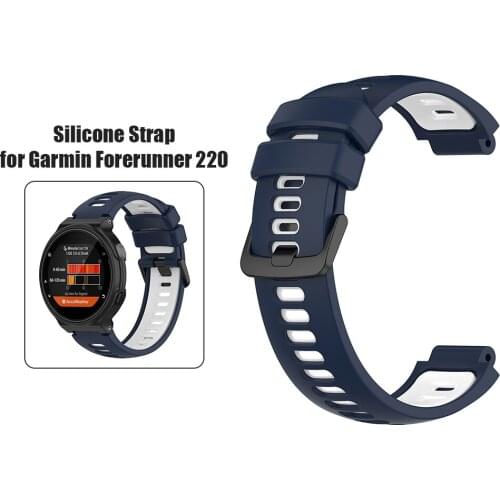 New 22mm Smart Watch Band for Garmin Forerunner 220 230 235 630 620 735XT Approach S20 Quick Release Sports Strap Replacement