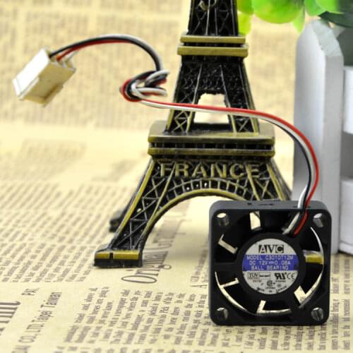 New original C3010T12M DC12V 0.08A 3 cm Small fan Small cooling fan