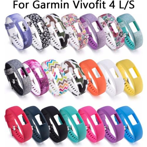 2 Size Silicone Watch Band for Garmin Vivofit 4 smart watch Replacement wristband Accessories For Garmin Vivofit4