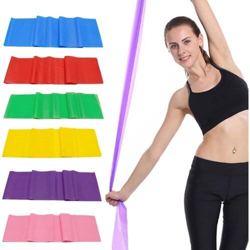 Exercise Fitness Band Training Sports Elastic Exercise Fitness Rubber Bands Yoga Pilates Stretch Resistance Bands Gym Equipment