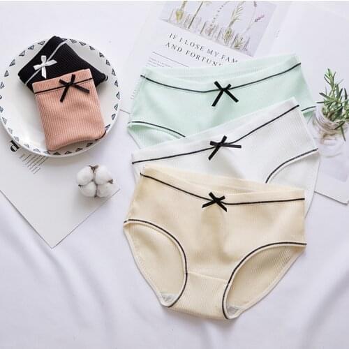 Women underwear Sexy Lingerie Womens Cotton G-String Thong Panties String Underwear Women Briefs Pants Intimate Ladies xw1736