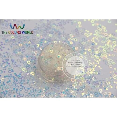 LJ4-10 Amazing Hexagon shape sequins for nail Art or DIY decoration