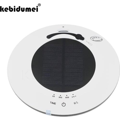 Kebidumei Air Fresher Solar Purifier Negative Ion deodorization Function USB Touch Ultrasonic Aroma Diffuser Humidifier For Car