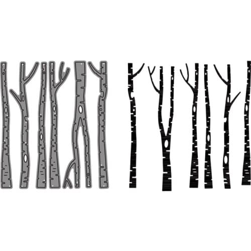 Cutting Dies Bare Trunk Branch Tree For DIY Scrapbooking Embossing Album Paper Cards Dies 2021New