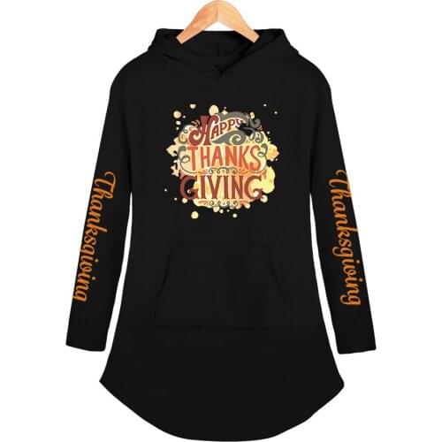 Thanksgiving day 2D2019 Women Streetwear Tie Collar Sweatshirt Hoodies Solid Women Pullover Sweatsuit harajuku