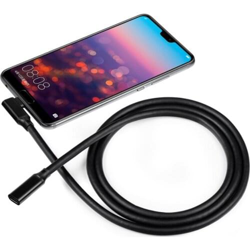 10Gbps Gen2 Type-C USB 3.1 Male to USB-C Female Extension Data 100W Charging Cable Extender Cord Reversible Design 1m 2m 3m