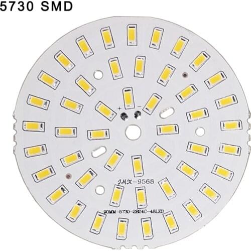 10pcs/lot 3W 7W 12W 18W 24W 36W 5730 Brightness SMD lamp Bead Board Led Lamp Panel For Ceiling PCB With LED downlight