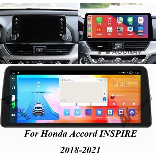 128GB Android 10.0 Car radio GPS For Honda Accord INSPIRE 2018-2021 Car Multimedia Player Navigation Stereo receiver Head Unit