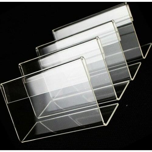 20X5x7.5cm Acrylic Sign Display Stand Price Of Business Card Label Label Stand