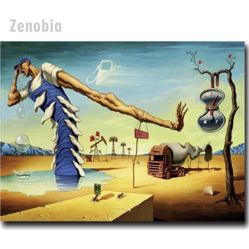 Salvador Dali 5D DIY Diamond Painting Abstract Picture Diamond Embroidery Mosaic Kits Pasted Painting Cross Stitch Home Decor