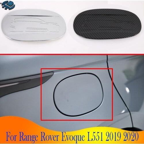 For Range Rover Evoque L551 2019 2020 Car Accessories ABS Chrome fuel tank cap cover car-styling trim oil fuel cap protective
