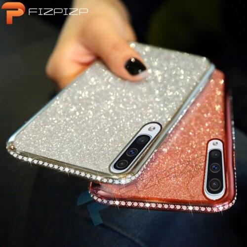 Shiny Bling for Samsung Galaxy A6 A8 J4 J6 Plus A7 2018 A10 A20 A30 A40 A50 A70 A51 A71 A30S A50S M21 M31 Glitter Case Soft TPU