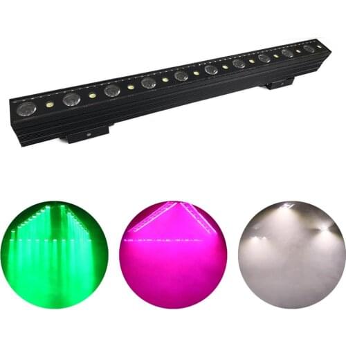 COB 10X10W RGBW 4IN1 Wall Wash 108 LED SMD 5050 Wash Effect 10X15W Strobe Light DJ Disco DMX512 Pixel Bar Light Stage Lighting