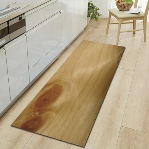 Long Stripe Printing Floor Mats Microfiber 3D Carpet Memory Foam Kitchen Mat Absorbent Door Mat Home Decoration Corridor Carpet
