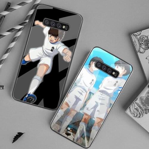 HUAGETOP Captain Tsubasa Ozora Genzo Football Phone Case Tempered Glass For Samsung S20 Plus S7 S8 S9 S10 Plus Note 8 9 10 Plus