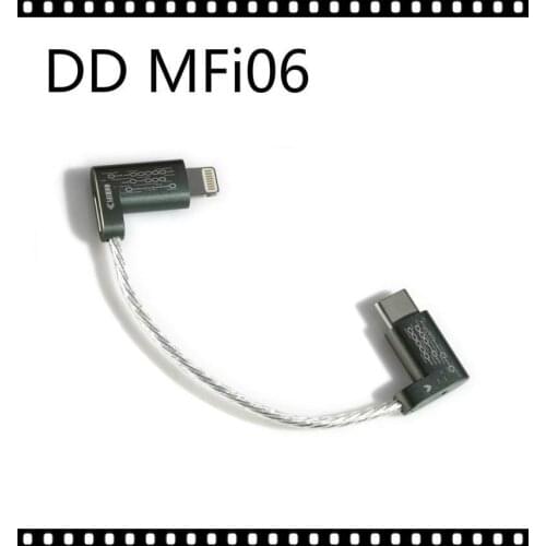 DD ddHiFi MFi06 Lightning to USB TypeC Data Cable to Connect iOS devices with USB-C Audio Devices