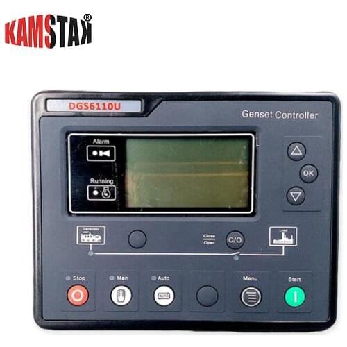 Power generator controller 6110U diesel alternator part automatic start control charge panel genset electronic circuit board