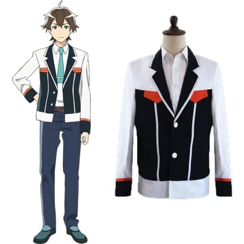 Anime Plastic Memories Cosplay Costume Tsukasa Mizugaki Cosplay Costume Uniform Halloween Carnival Party Unisex Costume