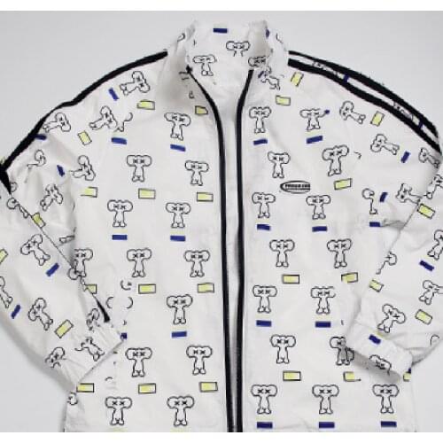 Spring and summer new trend personality thin jacket male youth fashion casual letter printing slim thin jacket