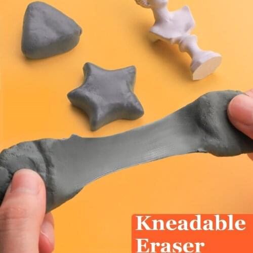 6Pcs Kneadable Art Erasers Soft Grey Color Sketch Professional Drawing Sketch Pencil Eraser School Art Class Stationery 71070