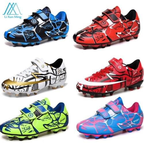 Summer New Trend Parent-child Boys And Girls Outdoor Anti-skid Crack-proof And Shock-proof Professional Football Training Shoes