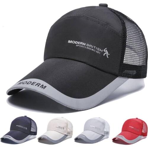 CANZE Summer Outdoor Baseball Cap Mesh Sun Hat Breathable Sunscreen Hat