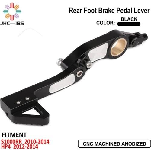 Motorcycle CNC Aluminum Rear Foot Brake Pedal Lever Adjustable For BMW S1000RR S 1000 RR HP4 2010 2011 2012 2013 2014