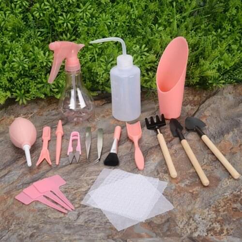 Practical Succulent Plants Tools Mini Transplanting Kits Rust Proof Sturdy Plastic Cactus Bonsai Planting Kit for Garden