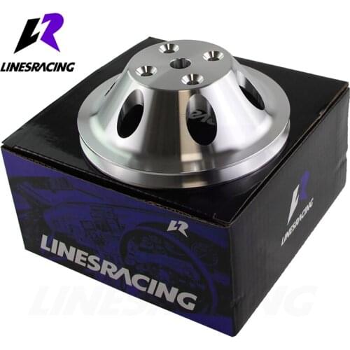 Fit for Small Block Chevy Aluminum Water Pump Pulley 1 Groove LWP Long Water Pump Fit For Small Block Chevy 327 305 350