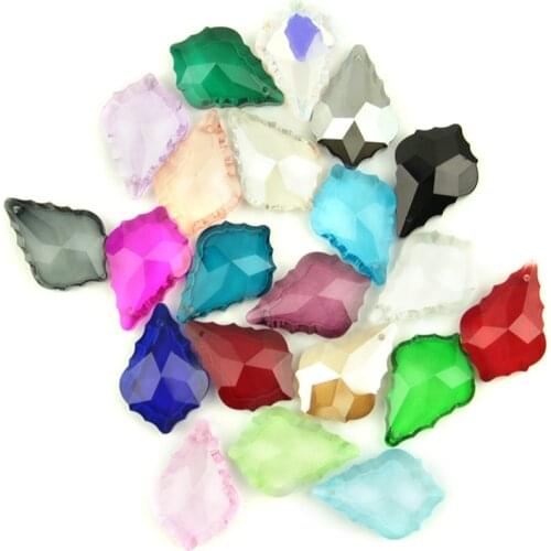 38mm/50mm Colorful Shape Crystal Chandelier Prisms Lamp Door Pendant Crystals For Crystal Garland