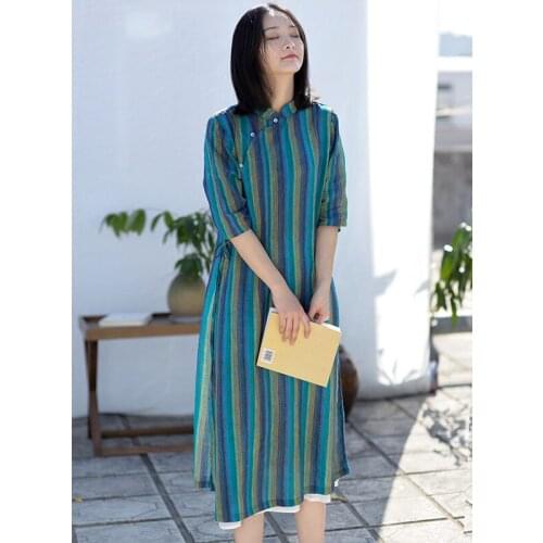 SCUWLINEN Women's Dresses