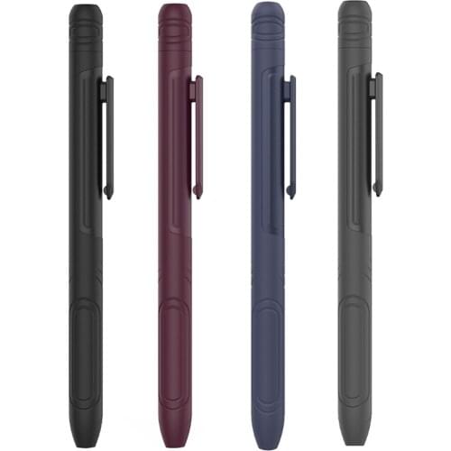 Silicone Pen Case for Apple Pencil 1 Anti Slip Soft Protective Sleeve Cover Stylus Case With Pen Clip