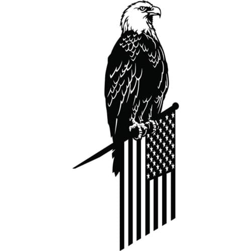 Garden Steel Eagle Decoration Metal Stakes Garden Shade Decoration Eagle Silhouette Stake For Festival Courtyard Decoration