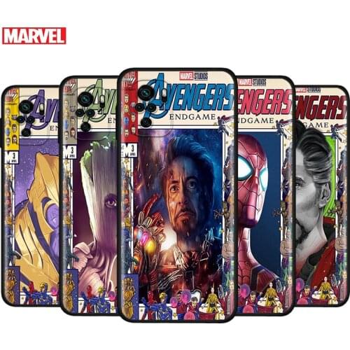 Marvel superhero poster For Xiaomi Redmi Note 10S 10 9 9S 9T 8T 8 7 6 5 Pro Max 5A 4X 4 5G Soft Silicone Phone Case