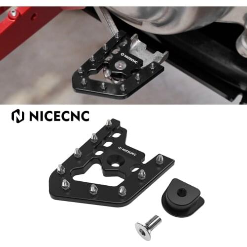 NICECNC ATV Brake Pedal Step Plate Tip Extender For Yamaha RAPTOR 700 13-20 700R 16-20 700R SPECIAL EDITION 13-16 18-20 2019