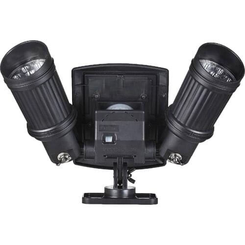 Solar Light Outdoor Dual Head 14LEDs Motion Sensor Spotlight IP44 Waterproof Rotatable Solar Security Light For Garden Patio