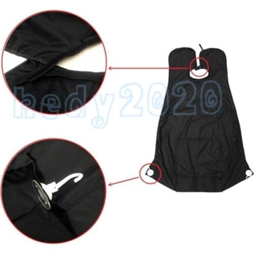 500Pcs 120x77cm Man Bathroom Apron Beard Apron Hair Shave Apron for Waterproof Polyester Household Cleaning
