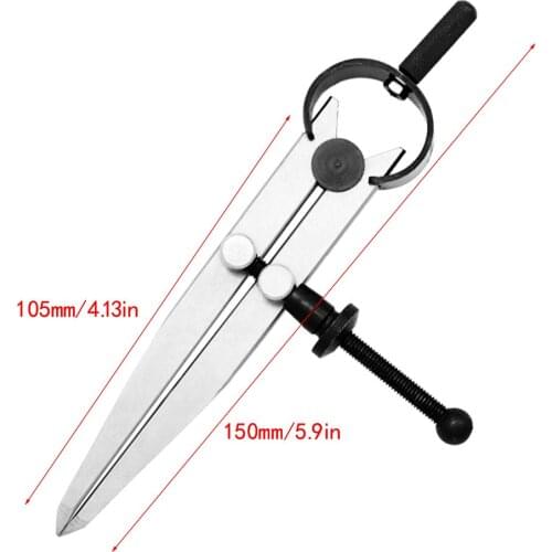 ZOTOONE Leather Compass Metal Craft Divider Rotating Scratch Leather Craft Furniture Compasses DIY Sewing Handmade Tools D