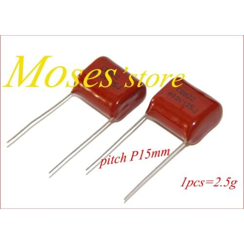 400v 125 125J 1200nf 1.2uf 100% Original New CBB Capacitance Polypropylene Film Capacitor pitch 15mm +/- 5% 500pcs