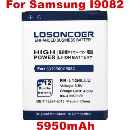 5950mAh EB535163LU For Samsung Galaxy Grand DUOS I9082 I9080 I879 I9118 I9060 I9128 I9128i/E i9168 Neo+E270,E270K/L/S Battery